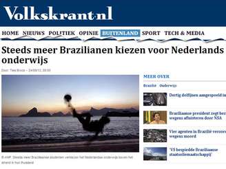 Jornal holandês citou dados sobre a presença de estudantes brasdileiros no país