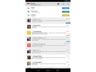<p>App do e-mail do Google foi atualizado recentemente para exibir anúncios como versão web do serviço</p>