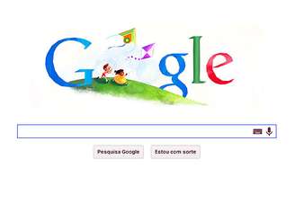 <p>Dia das Crianças é celebrado pelo Google em sua página inicial</p>