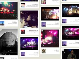 Linha do tempo mostra fotos de fãs no show do Blur o Uruguai