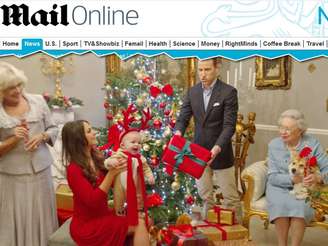 Sósias reproduzem o que seria o Natal da família real britânica