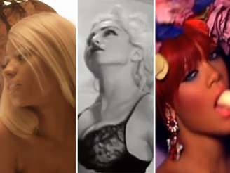 <p>Nicki Minaj, Madonna e Rihanna: em comum elas têm o fato de exagerarem na sensualidade</p>