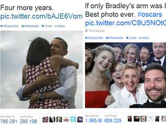 A foto de Ellen Degeneres superou a do presidente Barack Obama e se tornou o tuite mais retuítado da história