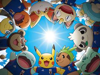 <p>Monstrinhos do desenho Pokémon serão mascotes do Japão na Copa</p>