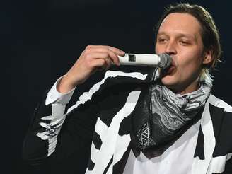 Uma das grandes atrações da noite, a banda canadense Arcade Fire se apresentou no domingo (06) no Lollapalooza 2014