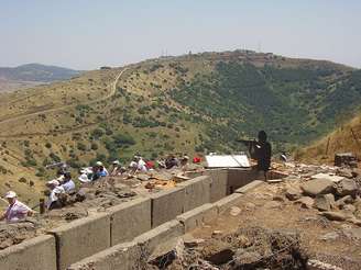 <p>Fato na Colinas de Golã (foto) coincide com uma espiral de tensão na região pelo suposto sequestro de três adolescentes israelenses em um cruzamento da Cisjordânia há nove dias</p>