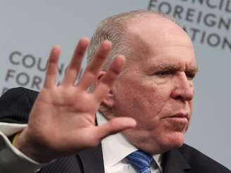 <p>Diretor da CIA, John Brennan, fala durante o fórum da Comissão de Relações Exteriores, em Washington, nos EUA, em março</p>
