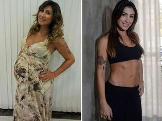 <p>Pesando 58 kg, Jaque Khury comemora a boa forma pós-gravidez</p>