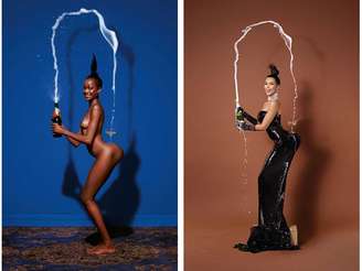 <p>Rumores indicam que Kanye West pode estar por trás da ideia do ensaio</p>