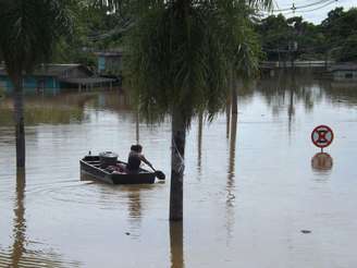 <p>A prefeitura de Rio Branco (AC) decretou estado de calamidade pública na cidade em razão das enchentes</p>