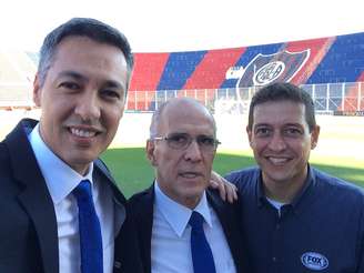Nivaldo Prieto, Mário Sérgio e Rodrigo Caetano comandam a transmissão de San Lorenzo x São Paulo
