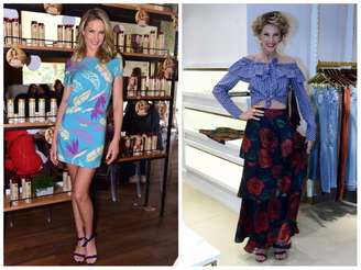 Looks estampados da Ana Hickmann (Fotos: AgNews)