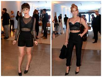 Fernanda Vasconcellos e Isabella Santoni (Fotos: Francisco Cepeda/AgNews)