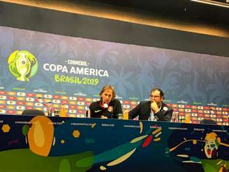 Ricardo Gareca, durante coletiva no Maracanã (Foto: Luiza Sá)