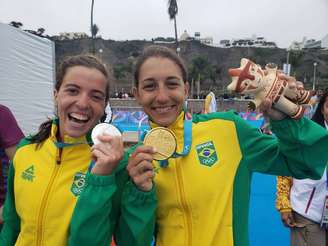 Na prova feminina do triatlo, Luisa Baptista e Vittoria Lopes conquistaram, respectivamente, as medalhas de ouro e prata nos Jogos Pan-americanos Lima 2019.