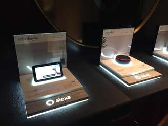 Dispositivos da assistente virtual Alexa em evento da Amazon em São Paulo, SP
02/10/2019
Gabriela Mello