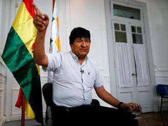 Ex-presidente boliviano Evo Morales gesticula durante entrevista à Reuters em Buenos Aires
02/03/2020
REUTERS/Agustin Marcarian