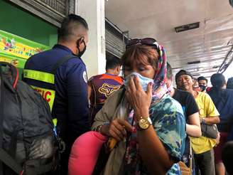 Terminal de ônibus de Cubao, cidade de Quezon, Filipinas 13/3/2020 REUTERS/Adrian Portugal