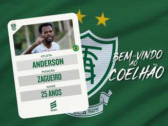Anderson vai se juntar ao elenco para a disputa final do Mineiro e Série B 2020-(Divulgação/América-MG)