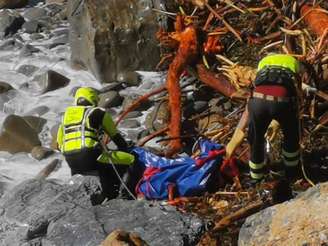 Resgate de corpo no litoral da Ligúria, em 5 de outubro