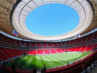 Estádio Mané Garrincha será palco de Flamengo x Palmeiras neste domingo (Foto: Reprodução / Twitter)