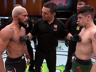 Trilogia entre Deiveson Figueiredo e Moreno vai acontecer no UFC 269, em dezembro (Foto: Reprodução/UFC)
