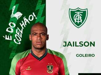 Jaílson esteve quase na Raposa, mas vai defender o Coelho em 2022-(Divulgação/América-MG)