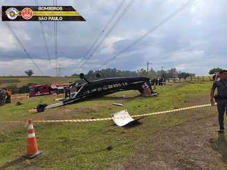 Avião de pequeno porte foi encontrado pelos Bombeiros próximo a Boituva, no interior do Estado