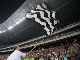 Textor, durante partida do Botafogo no Nilton Santos (Foto: Vitor Silva/Botafogo)