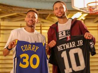 Neymar e Curry interagem nas redes sociais (Foto: Reprodução Instagram)