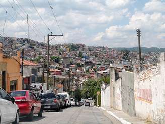 Visão da Brasilândia, periferia da zona norte de São Paulo