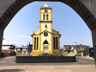 Igreja de Córrego Fundo, localizada na região central da cidade