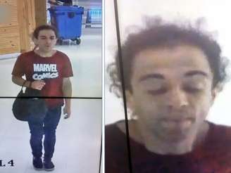 Imagens das câmeras do shopping mostram suspeito antes do crime. Vítima foi abordada no estacionamento por criminoso armado com faca