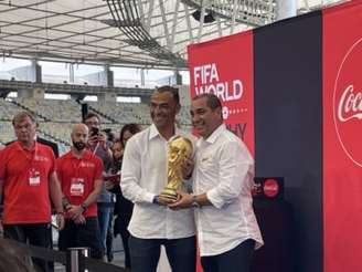 Cafu e Zinho foram campeões da Copa do Mundo de 1994 (Foto: João Marcos Santana / LANCE!)