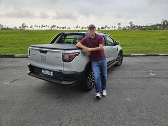 Ele dirige: Sergio Quintanilha gosta de picapes pequenas, como o Fiat Strada