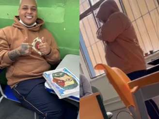 MC Ryan SP entra em escola pública como aluno 