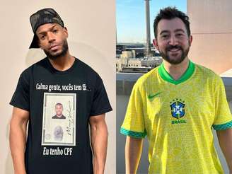 Marlon Wayans e Vincent Martella homenageiam o Brasil nas redes sociais.