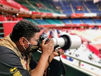 João Maia atuou como fotógrafo, já com deficiência visual, nas edições dos Jogos Paralímpicos do Rio-2016, Tóquio-2020 e, agora, irá a Paris-2024.