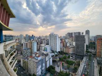  Vista da região central de São Paulo