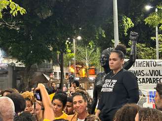 Ato em memória de Marielle Franco e Anderson Gomes após resultado de julgamento