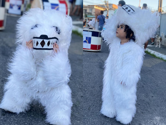 Davi Henrique é a 'La Ursinha'.