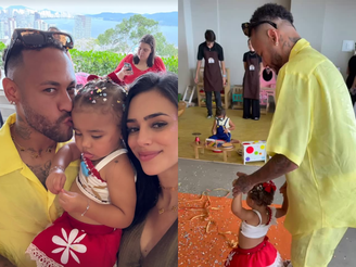 Carnaval 2025 de Neymar foi em família.