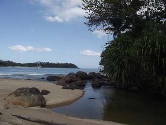 Praia de Perequê-Mirim em Ubatuba