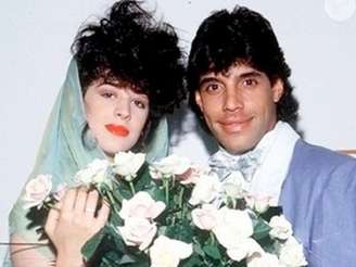 Claudia Raia e Alexandre Frota foram casados nos anos 80