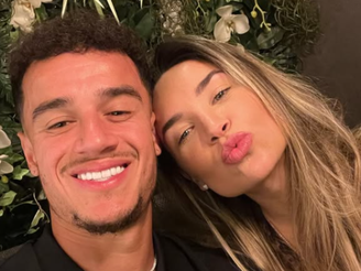 Philippe Coutinho, do Vasco, e a esposa e Ainê estão juntos há quase 20 anos (Foto: Reprodução/Instagram)