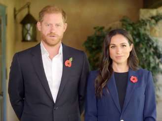 Principe Harry e Meghan Markle (Foto: Reprodução/TV)