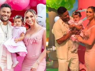 Festa de um ano luxuosa da filha de Hulk, do Atlético-MG (Foto: Instagram)