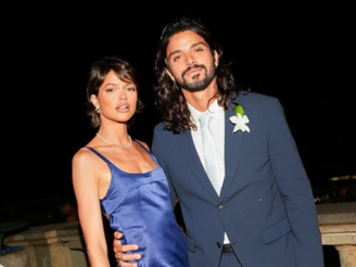 Agatha Moreira e Rodrigo Simas foram padrinhos de casamento de Giovanna Lancelotti e Gabriel David (Foto: Reprodução/Instagram)