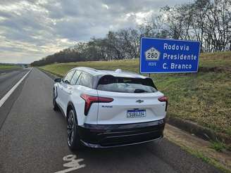 Chevrolet Blazer EV em viagem de 1.800 km