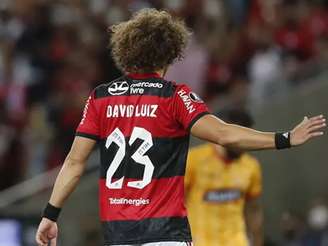 David Luiz em atuação pelo Flamengo (Foto: Gilvan de Souza/CRF)